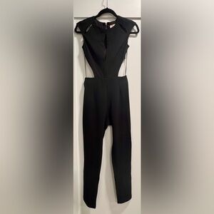 Elegant Black Cutout Jumpsuit